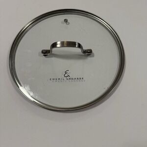 Emeril Lagasse 10.5 Inch Tempered Glass Replacement Lid Stainless Steel Handle